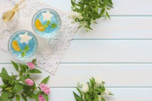 夏、ブーケ、置き物