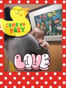 新潟店スタッフと、赤ちゃん、成婚のお祝い