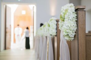結婚式場、ブーケ