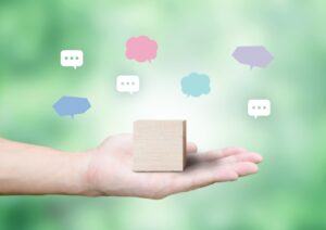 吹き出し、コメント、口コミのイメージ