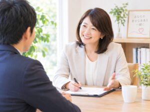 画像：笑顔のカウンセリング
